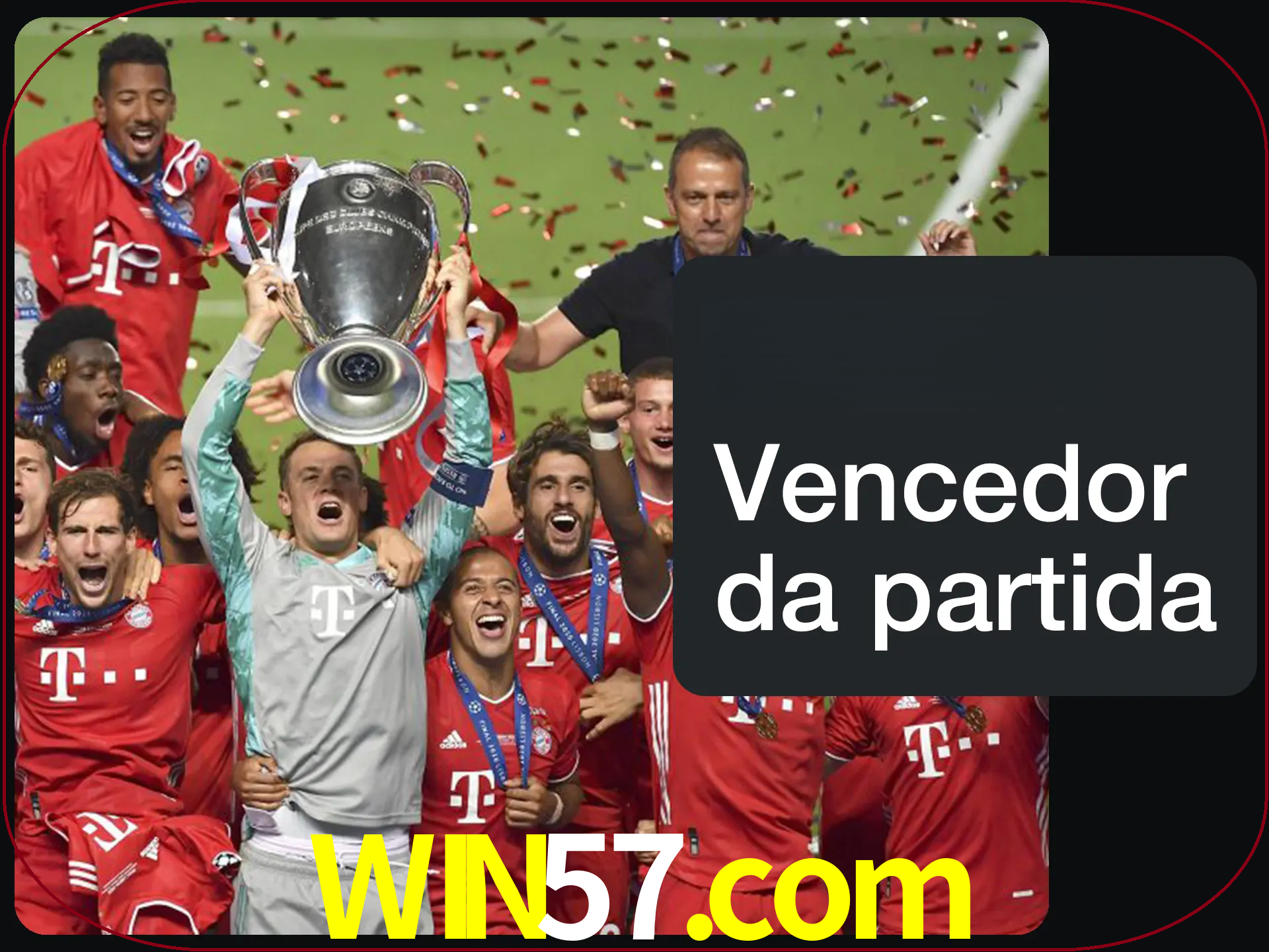 Aposte no vencedor e ganhe uma grande quantia de dinheiro.