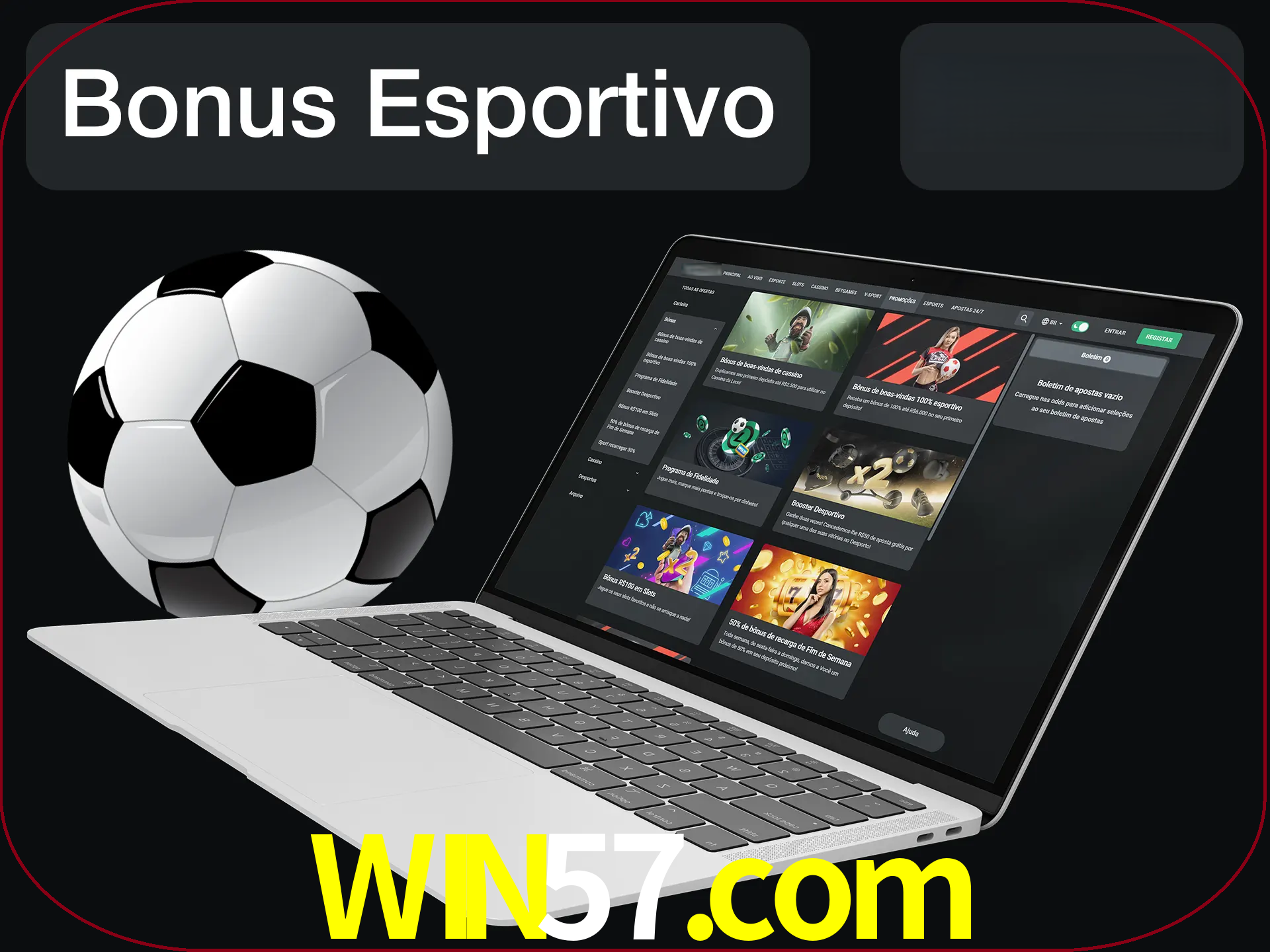Antes de começar a apostar, use o bônus esportivo.
